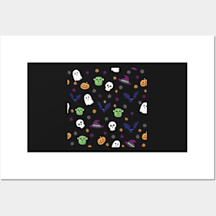 halloween pattern!! Posters and Art